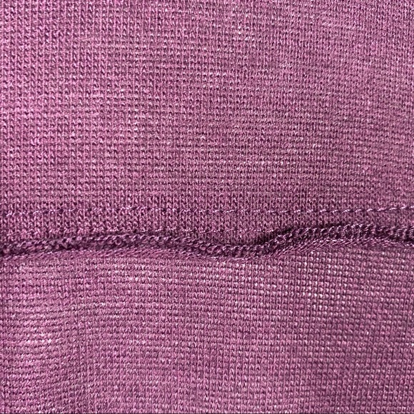 Purple Top, Exposed Seam Detail, Side Slit, Soft Fabric by Forgotten Grace  NWOT - Picture 13 of 15